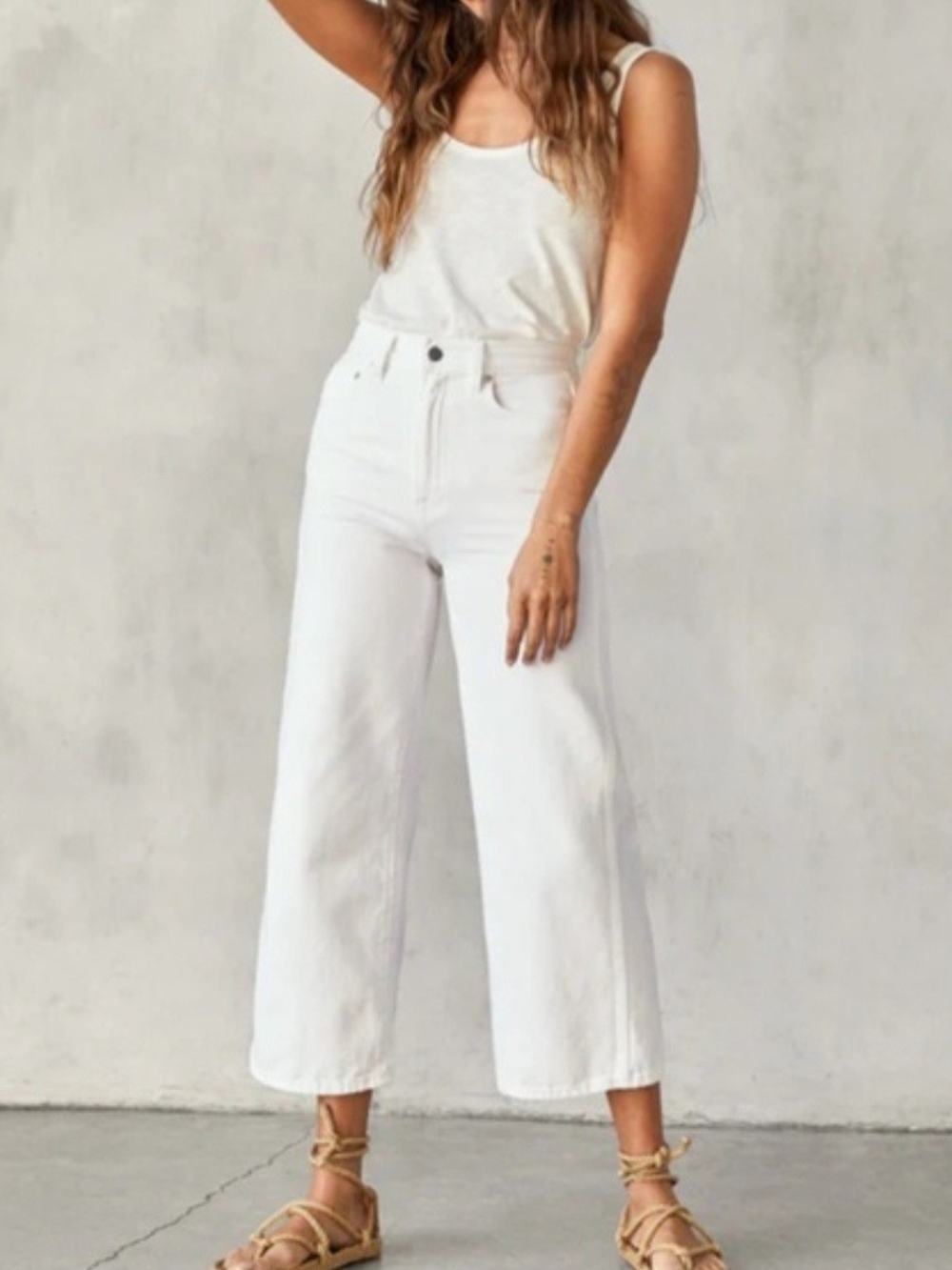 Outerknown White Brook Wide-Leg Sea Jeans | Sizs 32 (14) - NWT